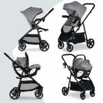 Combo De Carruaje Y Asiento De Auto Willow Brook Baby Gris - Britax