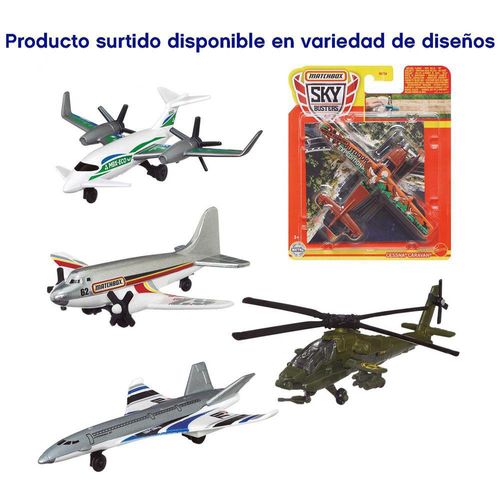Aviones Destructores Del Cielo Diseños Surtidos - Match Box