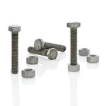 Set De 6 Tornillos Hexagonal 3/8 X 2