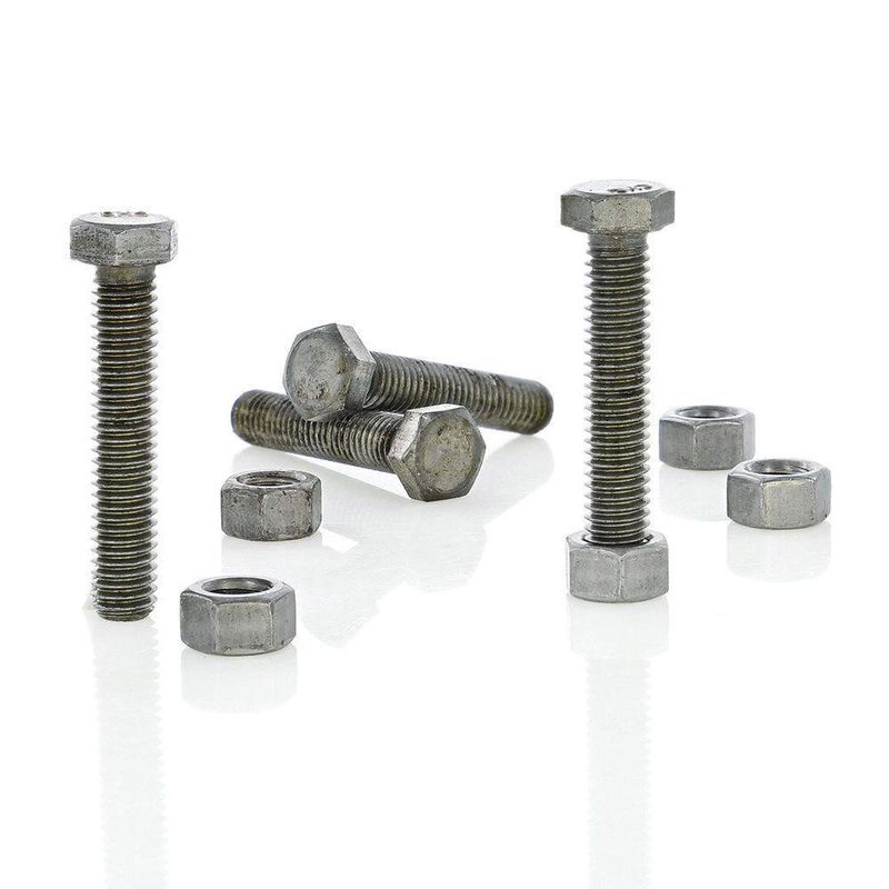 Set De 6 Tornillos Hexagonal 3/8 X 2