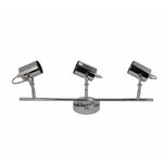 Lámpara De Techo/Pared 'Luz De Estudio' Cromo 3Bombillosxgu10X50Wmax - Zlumini