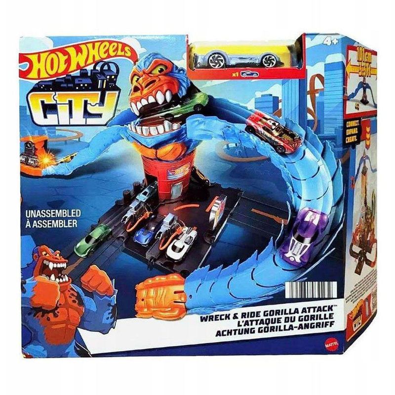 Pista Para Carros Némesis Gorila City - Hot Wheels