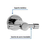 Gancho Element Cromado -Foset