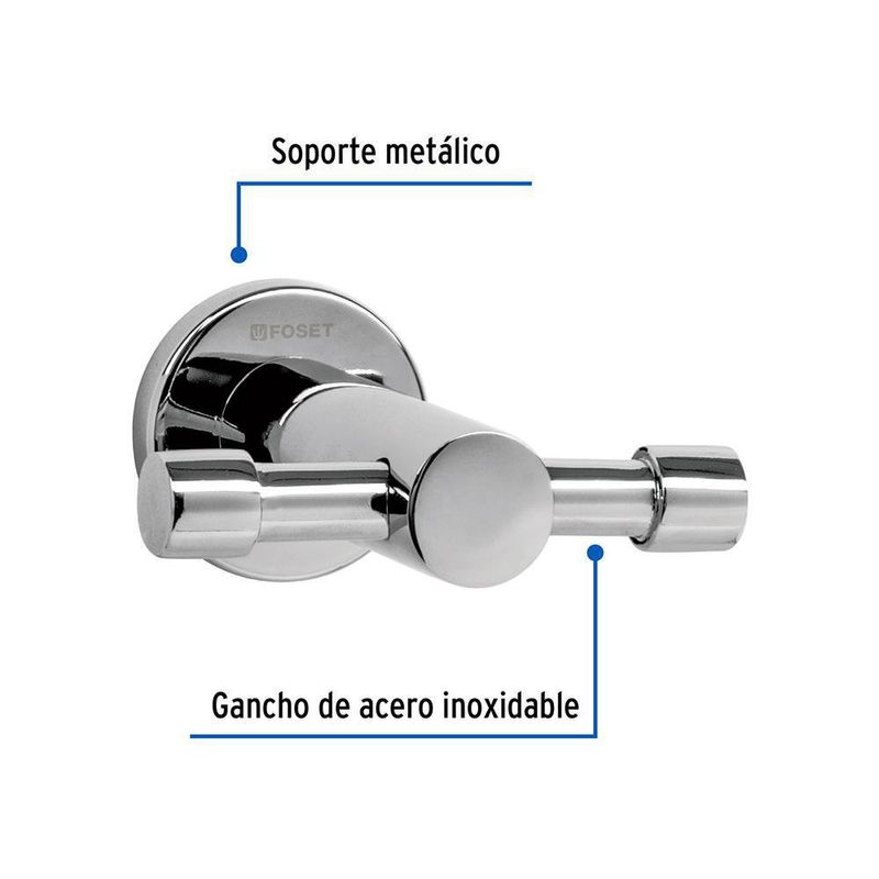 Gancho Element Cromado -Foset