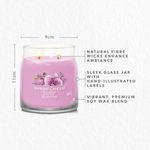 Vela En Frasco Mediano Wild Orchid 368 G - Yankee Candle