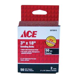 Lija De Banda 3 Plg X 18 Plg Grano 50 - Ace