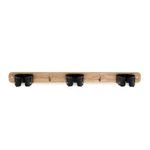 Colgador de Escobas Nogal Americano 3.2x37x4.6 Cm - Inofix