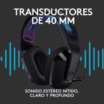 Auriculares Inalámbricos Para Gaming Negro - Logitech