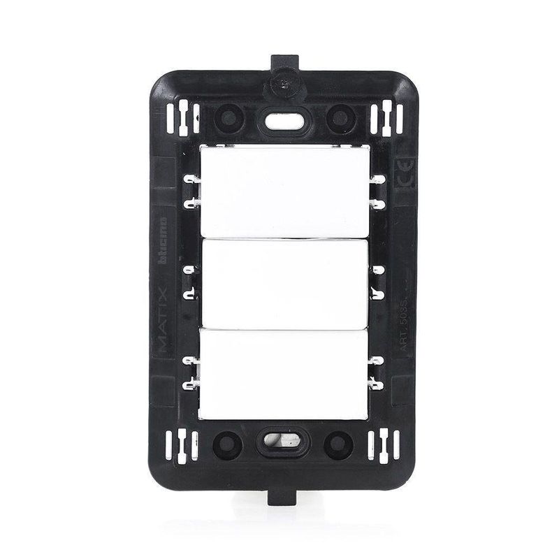 Interruptor 3 Vías Sencillo Matix Blanco - Bticino