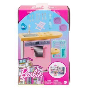 Set De Lavaplatos Para Muñeca - Barbie