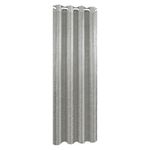 Cortina Color Gris Diseño Corrugado