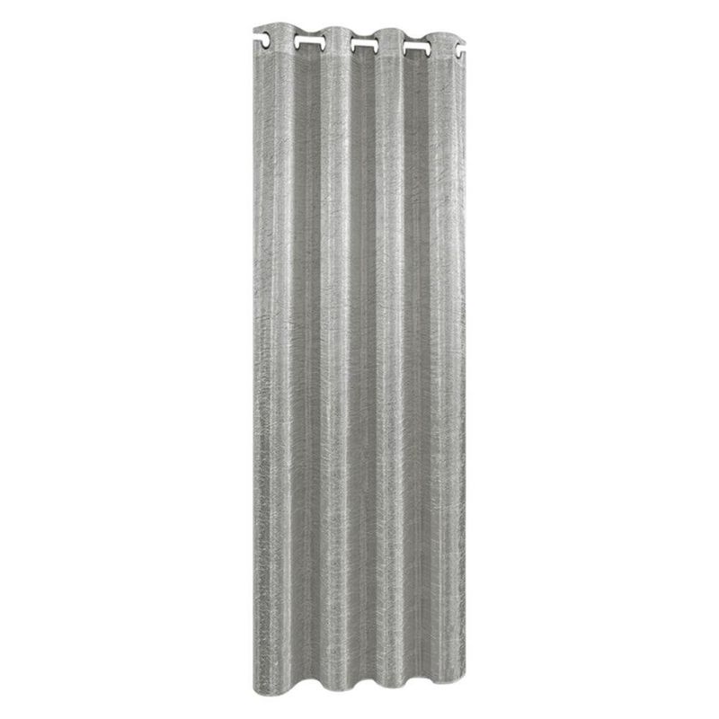 Cortina Color Gris Diseño Corrugado