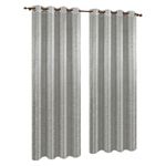 Cortina Color Gris Diseño Corrugado