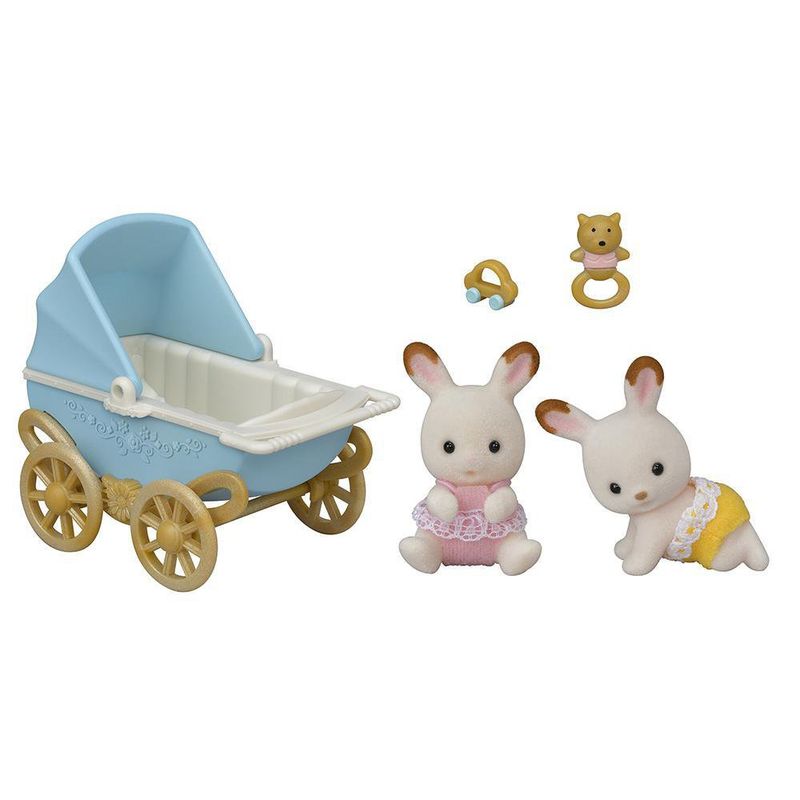 Set De Cochecito Gemelas Cabe Y Breeze - Sylvanian Families