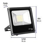 Reflector Delgado LED Luz De Día 20 W - Volteck