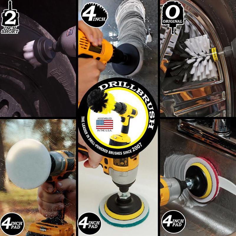 Kit Cepillos De Limpieza Para Barreno 10 Pzas - Drillbrush