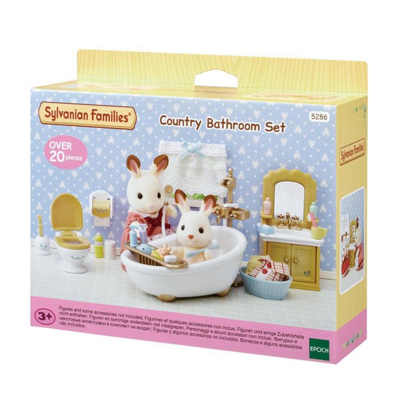 Set De Baño Country Para Mini Muñecas - Sylvanian Families