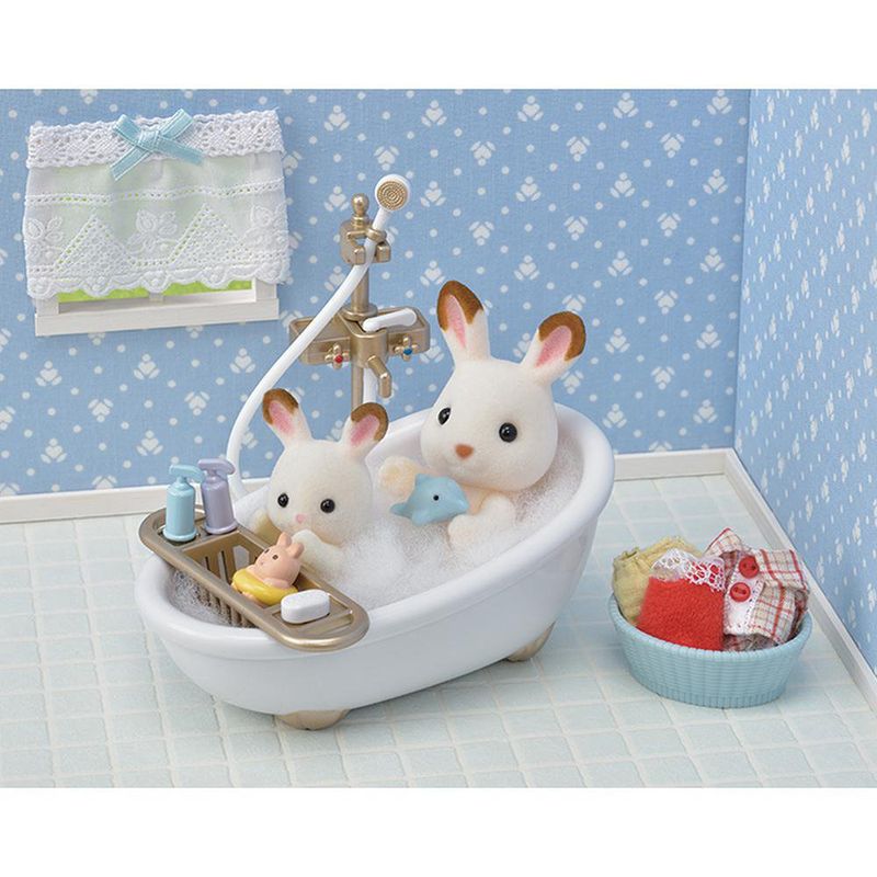 Set De Baño Country Para Mini Muñecas - Sylvanian Families