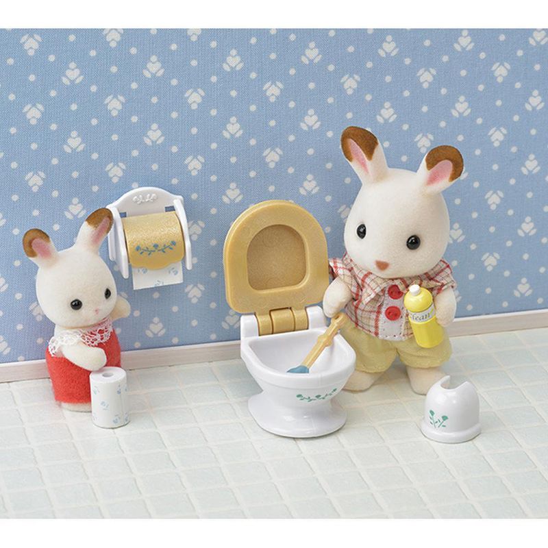 Set De Baño Country Para Mini Muñecas - Sylvanian Families