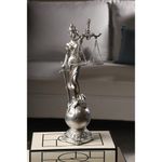 Dama De La Justicia Plateada 9x9x31.3 Cm - Concepts