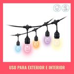 Serie De Luces Para Jardín Led Rgb Wifi 14.6 M - Wiz