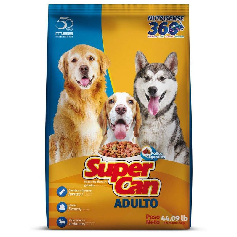 Alimento Para Perro Adulto 44.09 Lb - Super Can