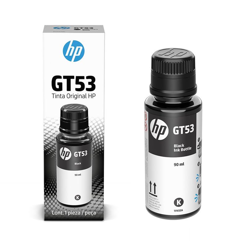 Botella de Tinta Negra HP GT53 Original