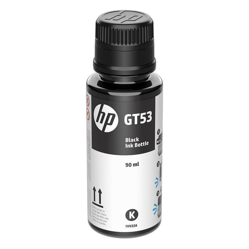 Botella de Tinta Negra HP GT53 Original