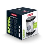 Basurero Deco Plateado Y Negro De 5 Lts - Keter