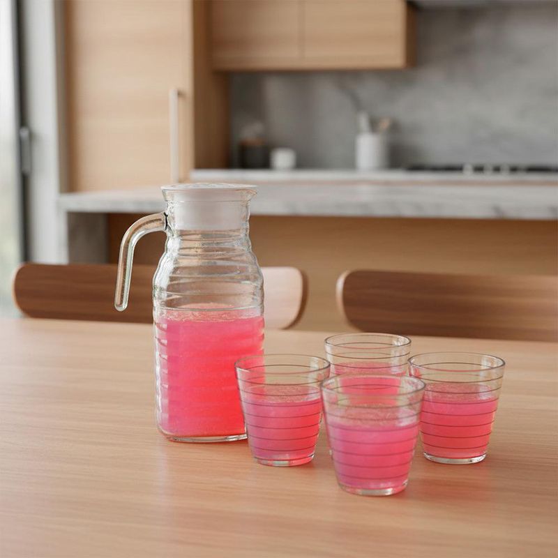 Set de Pichel con 4 Vasos