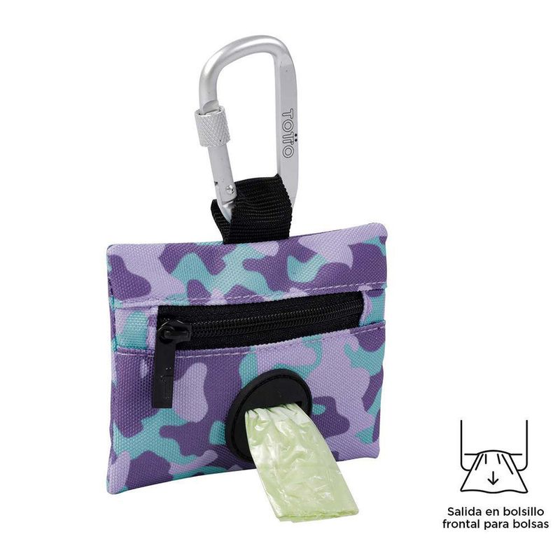 Dispensador De Bolsas Jaso Lila Comando - Totto