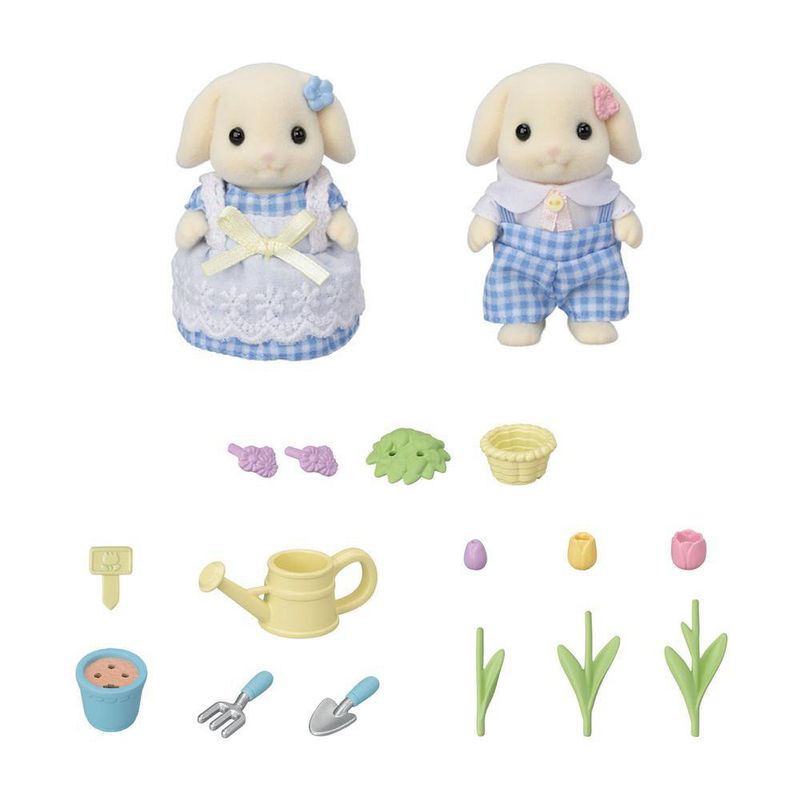 Set de Juego Jardinería Hermanos Conejo - Sylvanian Families