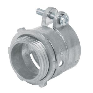 Conector Recto De Metal De 3/4 Plg - Volteck