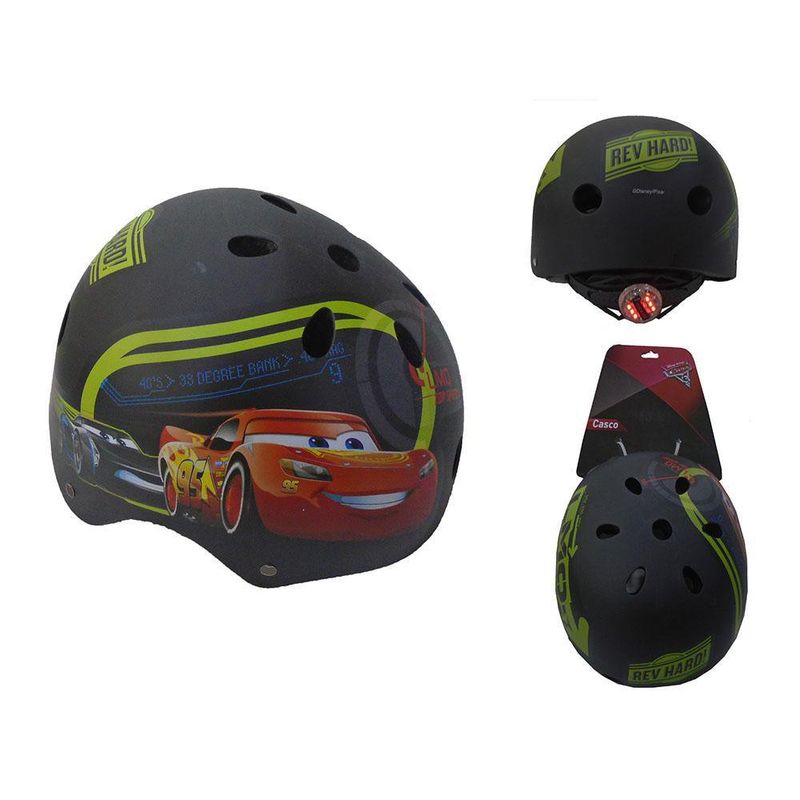 Casco Diseño Rayo Mcqueen De Car´s - Disney