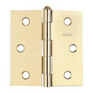 Bisagra Dorada Tipo Libro de 3X3 Plg - Fanal