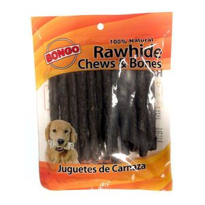 Palillos de Carnaza Natural Oscura para Perros