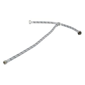 Manguera para Lavamanos Trenzada Acero Inoxidable 55 Cm
