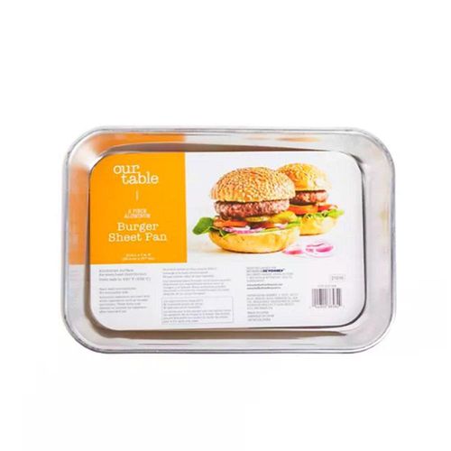 Juego de 2 Bandejas de Aluminio para Hornear