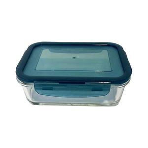 Recipiente Rectangular Azul 850 Ml