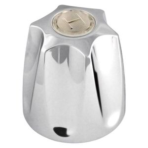 Manija tipo Pomo Cromada para Ducha con Indicador