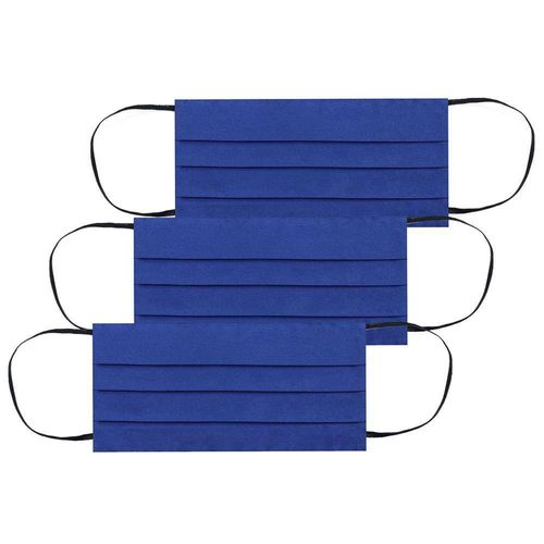 Pack De 3 Mascarillas Lavables Azul, 3 Capas - Vusa