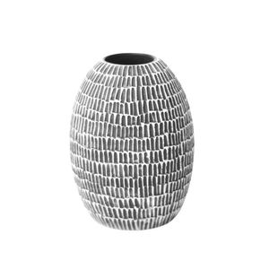 Florero Lund de Cerámica Artesanal Negro