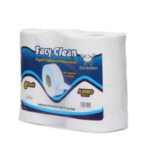 Papel Higiénico Jumbo Facy Clean 8 Rollos