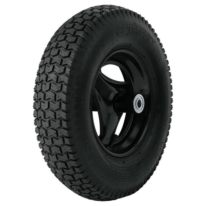 Carretilla Plástica Color Negro De 6 Ft³ - Truper