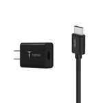 Cargador de Pared USB Tipo C con Cable Foxbox Color Negro