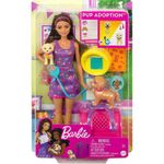 Set De Juego Muñeca Pup Adoption - Barbie