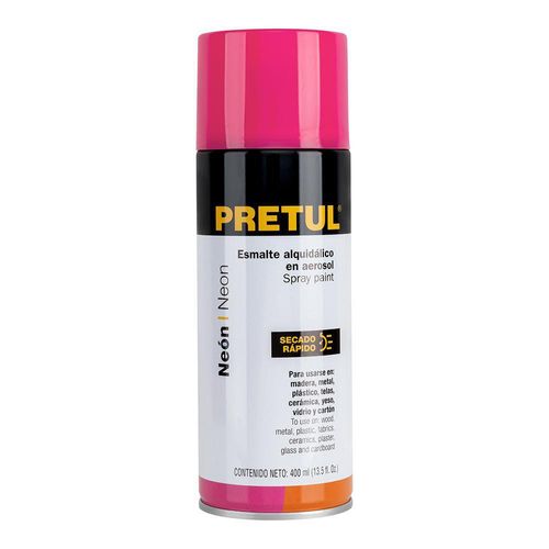 Pintura En Spray Rosado Neón - Pretul
