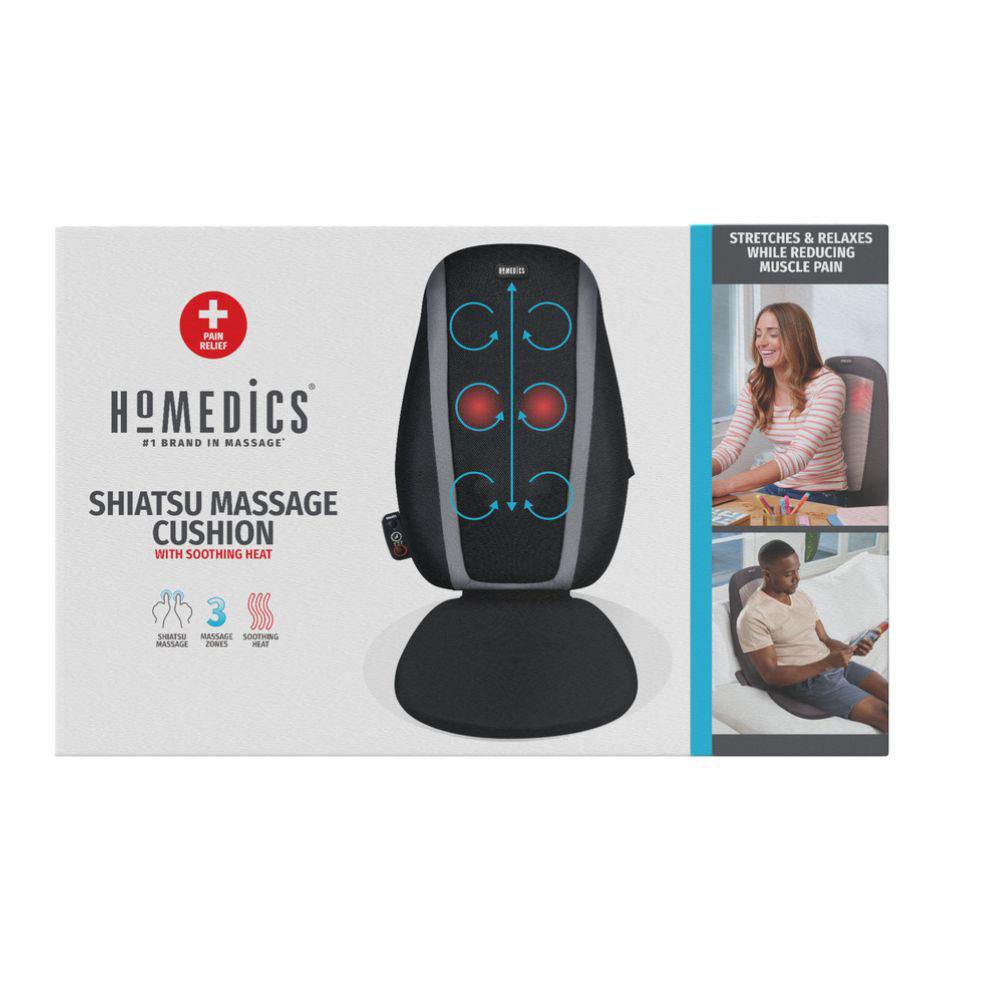 Cojín Masajeador Para Silla Shiatsu De Nodos Homedics