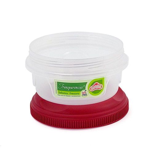 Cilindro Domo Con Rosca1.5 Tazas Rojo - Guateplast