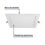 Lámpara LED Cuadrada Luz Cálida 18 W - Volteck